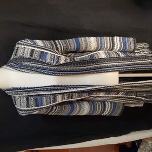 NIC+ZOE Charcoal and Cream Knit Sweater